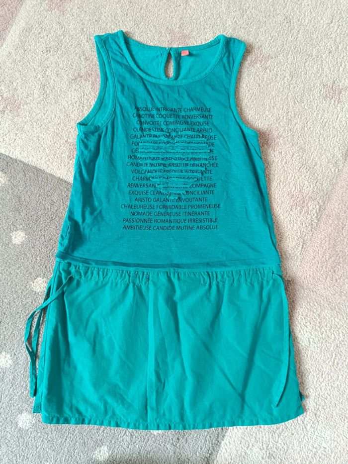 Robe sans manche Fille 6 ans cœur Little captain