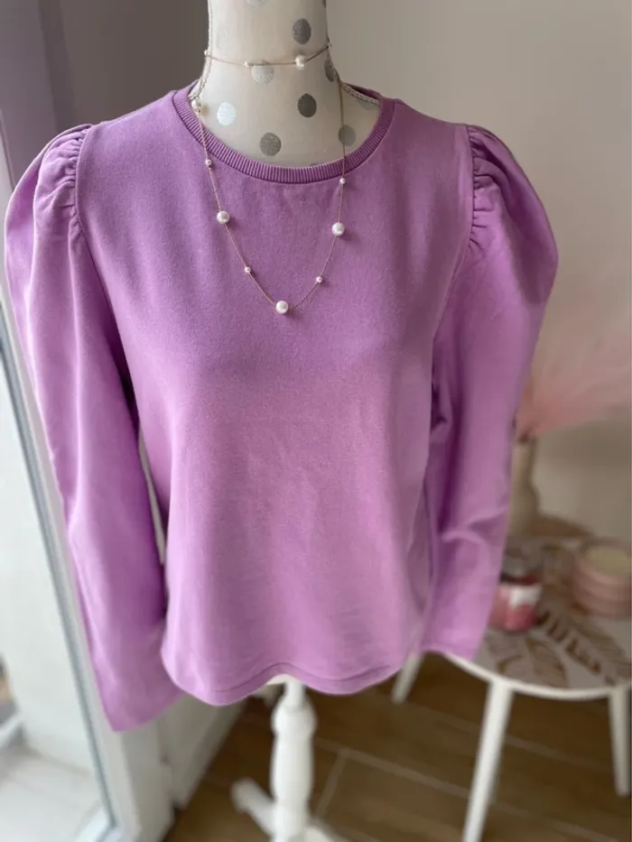 Sweat Lila taille L pull & bear - photo numéro 2