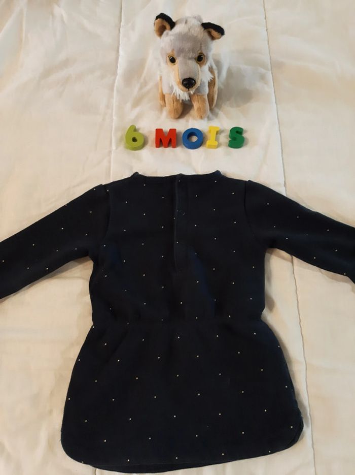 Robe chaude marine - 6 mois - photo numéro 2
