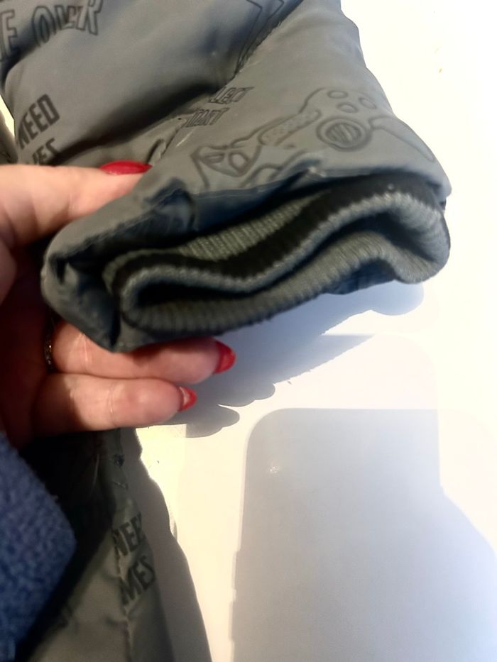 Manteau Hiver chaud TRÈS BON ÉTAT garçon taille 6 ans couleur gris - photo numéro 7