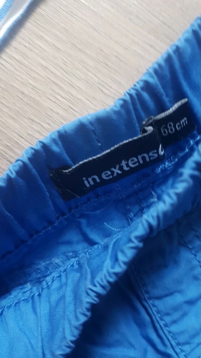 Ensemble été débardeur rayé bleu marcel short in extenso 6 mois - photo numéro 2