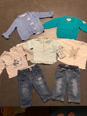Lot de vêtements garçon 9 mois mi-saison
