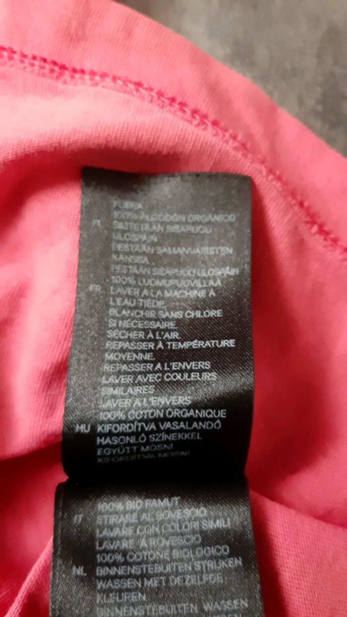 2 t-shirts manches courtes fille 100% coton - photo numéro 4