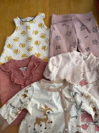 Lot vêtements 1 mois fille hiver