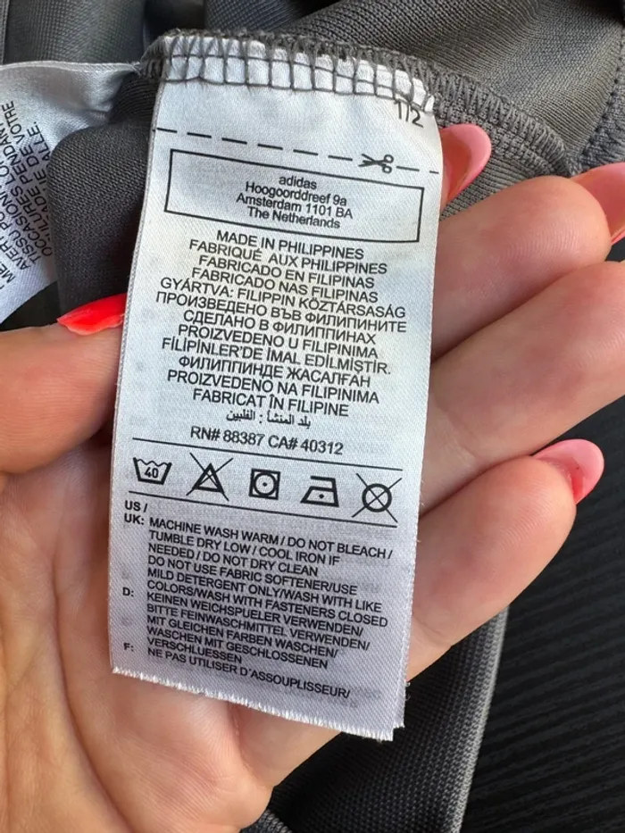Veste de sport adidas grise - photo numéro 7