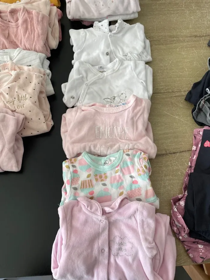 Lot de 16 pyjama grenouillère bébé fille 3 mois - photo numéro 6