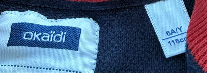 Gilet bleu marine « Okaidi » - photo numéro 3