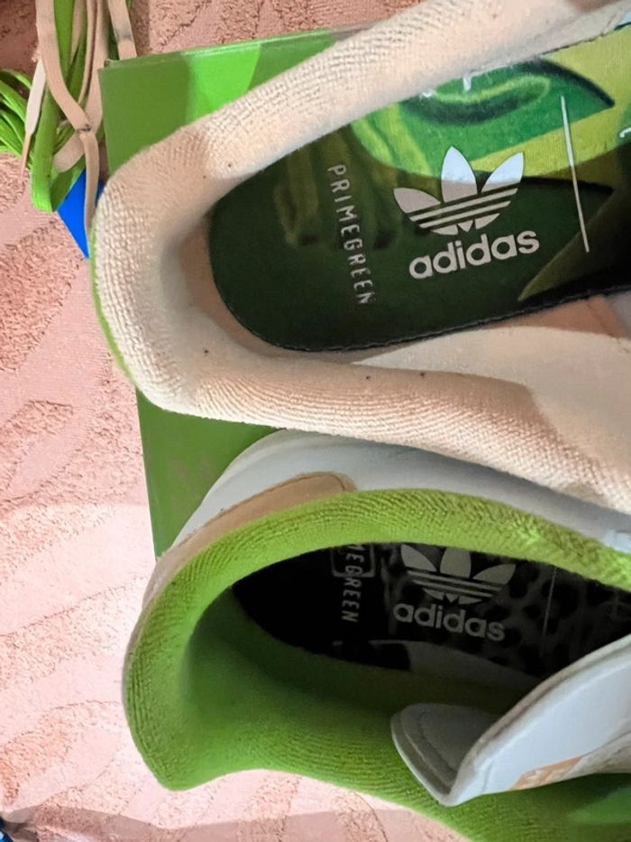 Basket adidas Stan smith édition limitée Disney : Kermit et Peggy pointure 38 2/3 - photo numéro 7