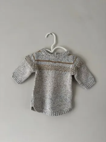 👚 Pull hiver - bébé fille - 52-56 cm-1 mois Kiabi - très bon état