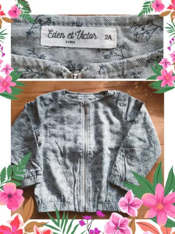 Jolie veste Eden et Victor