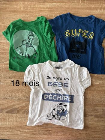 T-shirt manche courte 18 mois