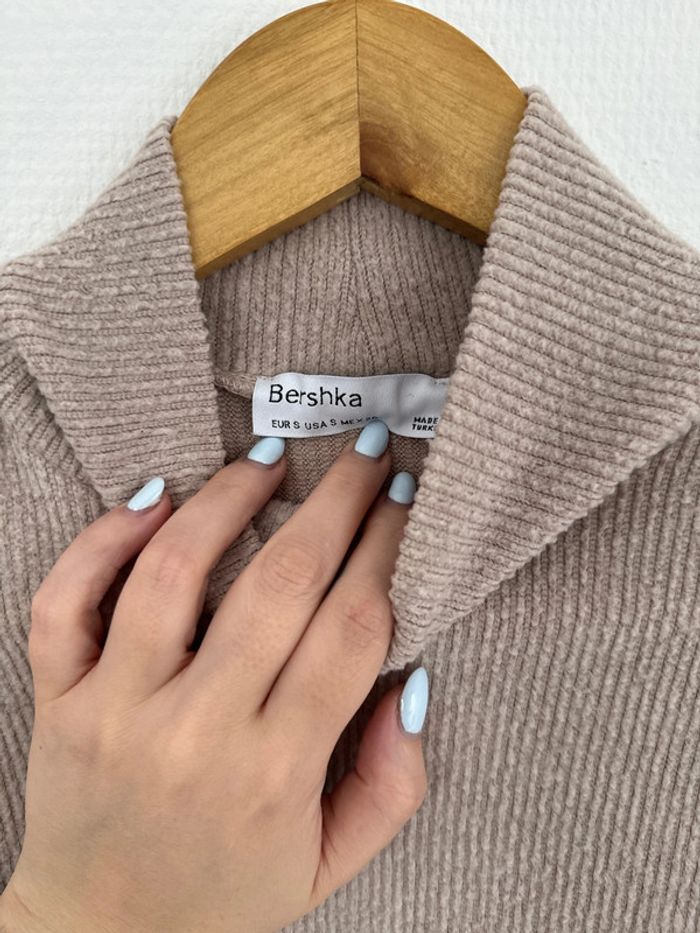 Robe pull beige Bershka S - photo numéro 2