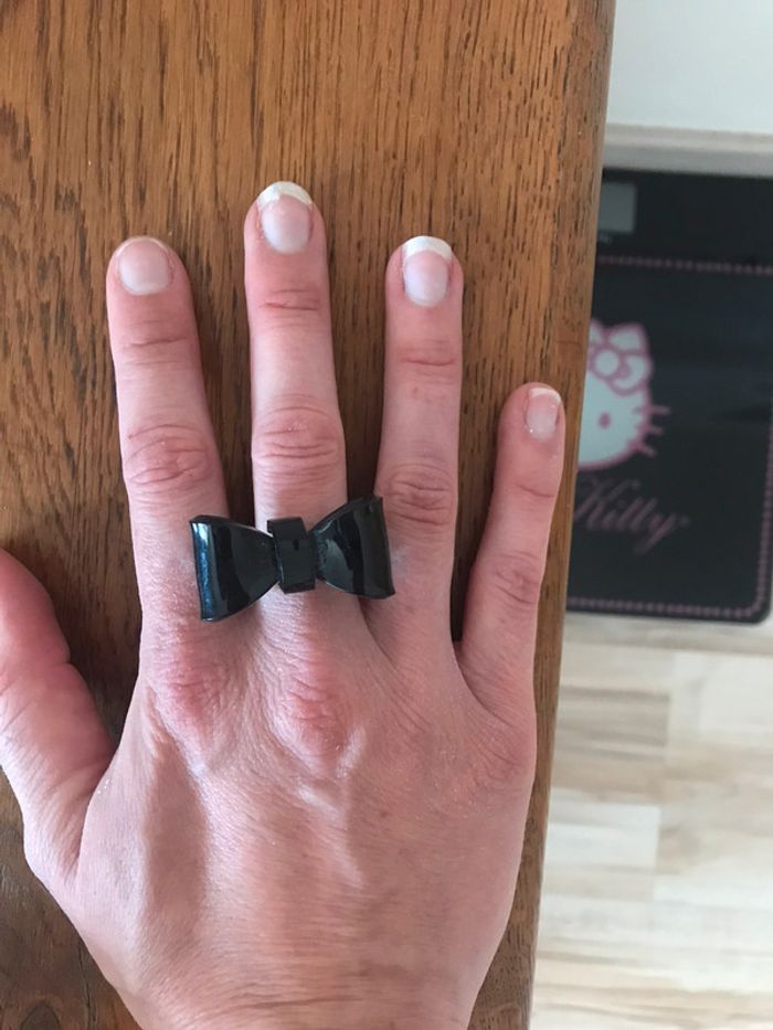 Bague Noeud noire - photo numéro 2