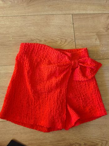 Jupe short rouge 