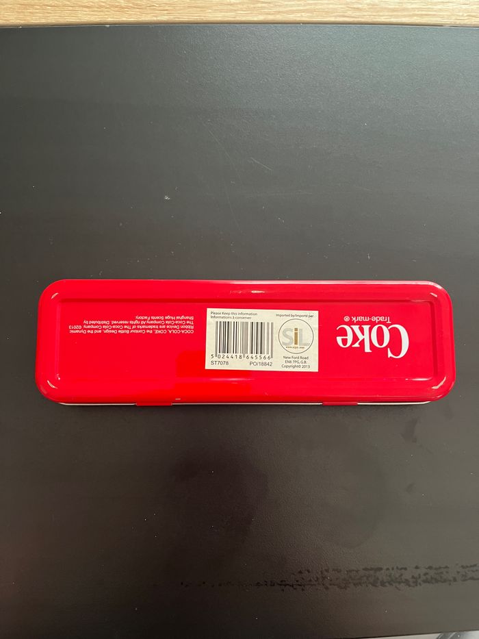 Trousse / boîte métal coca cola - photo numéro 3