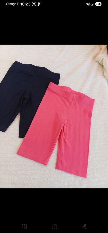 Lot de 2 shorts fille taille 8 ans