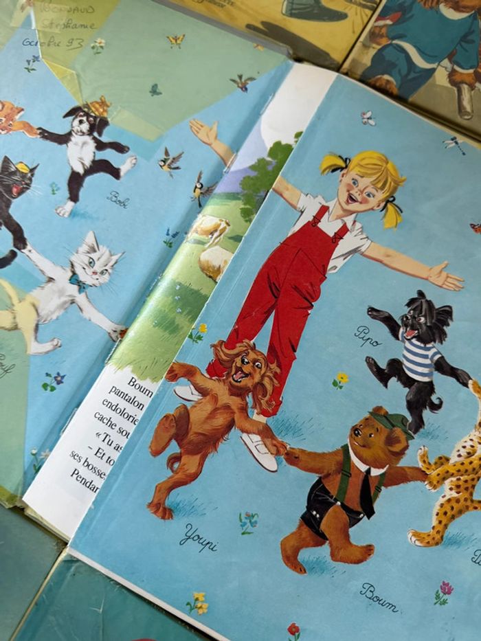 État satisfaisant - Lot de 18 livres anciens Caroline Pierre Probst Hachette vintage - photo numéro 7