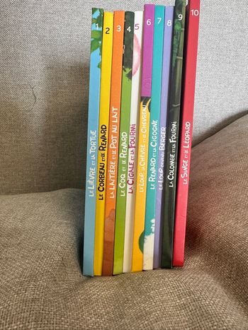 📚✨ Lot livres McDonald’s – Collection complète 2016 ✨📚 Les petits secrets des fables 🦊🐢