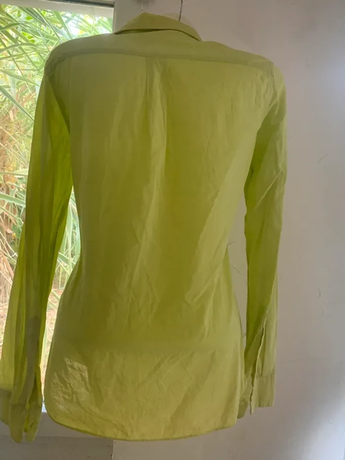 Chemise Sud express vert clair taille M 100%voton - photo numéro 7