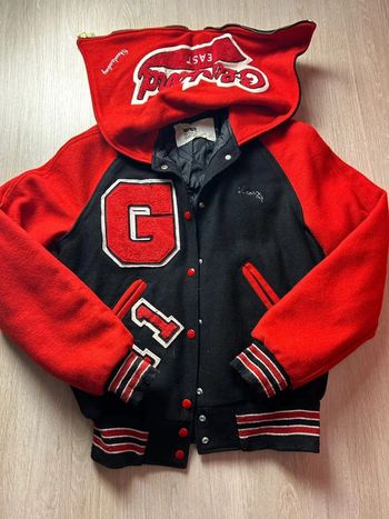 Teddy Varsity College Letterman Vintage “Glenbard East Cheerleading” Made in USA