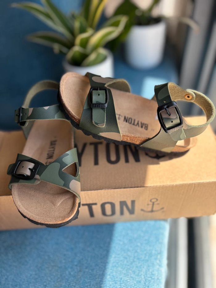 Sandales Bayton vert armée 27