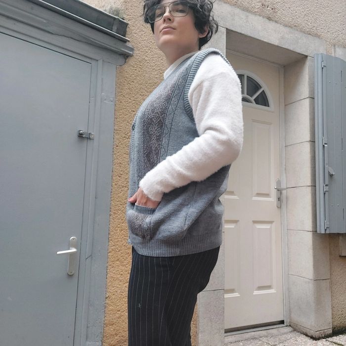 Superbe gilet Vintage sans manches pour L/XL - photo numéro 2