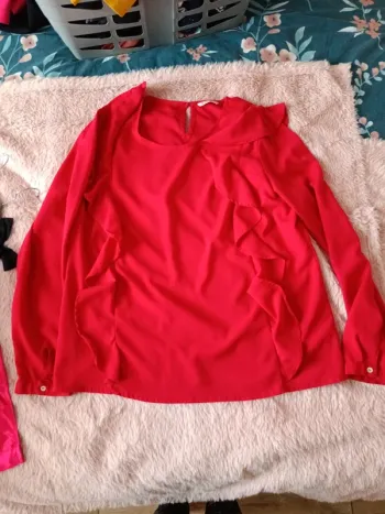 Tee shirt chic femme rouge