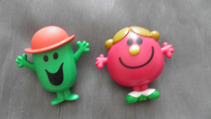 Lot de 2 figurines Monsieur Madame