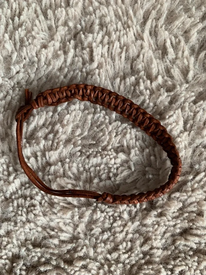 Bracelet cuir marron - photo numéro 6