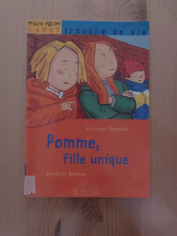 Livre Pomme, fille unique