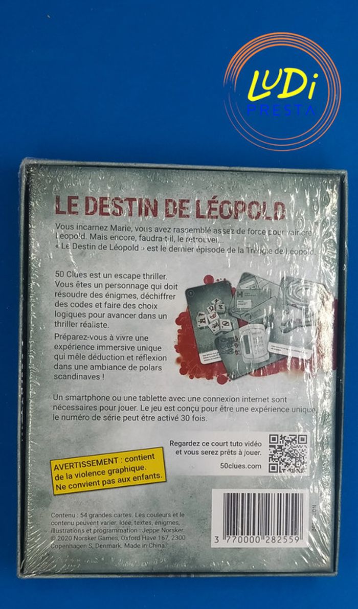 Le destin de léopold - jeu de société sous emballage - photo numéro 2