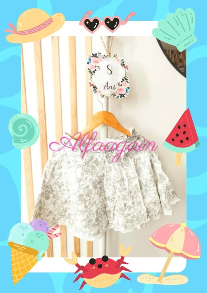 Jupe blanche grise mexx 8ans