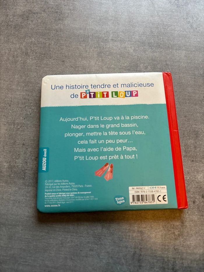 Livre petit loup va à la piscine - photo numéro 3