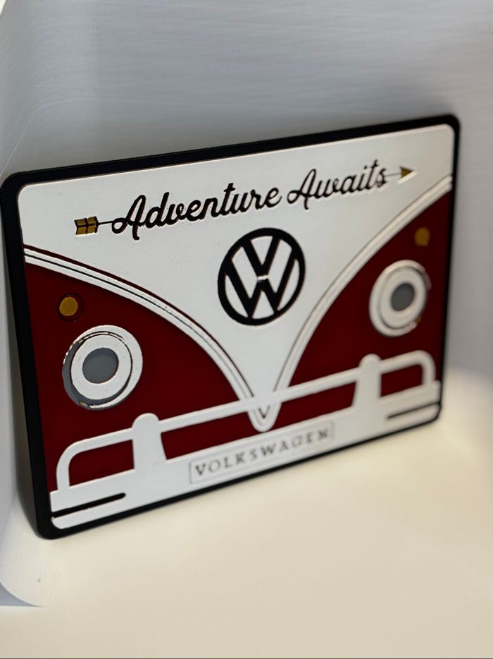Hueforge vintage Volkswagen combi - photo numéro 2