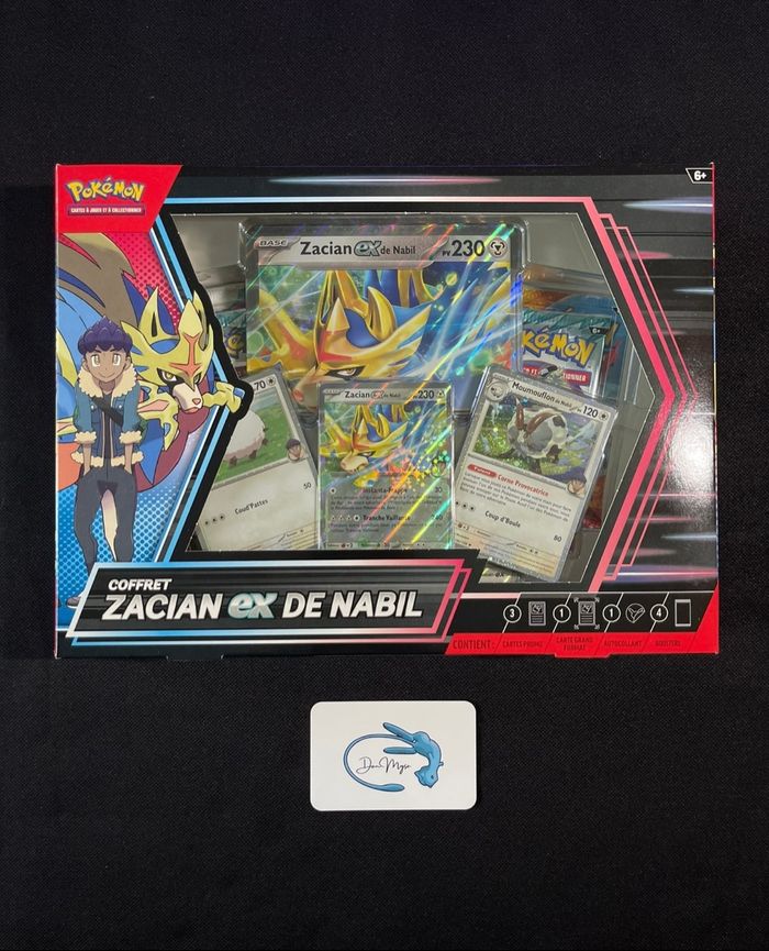 Pokémon Coffret Zacian ex de Nabil EV 8 : 35€