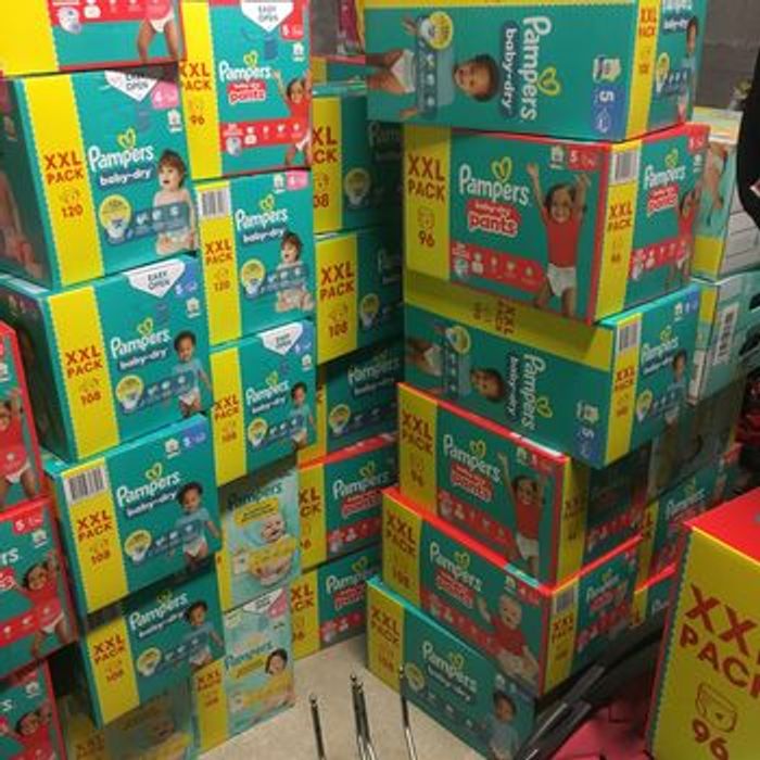 Couches Pampers xxl