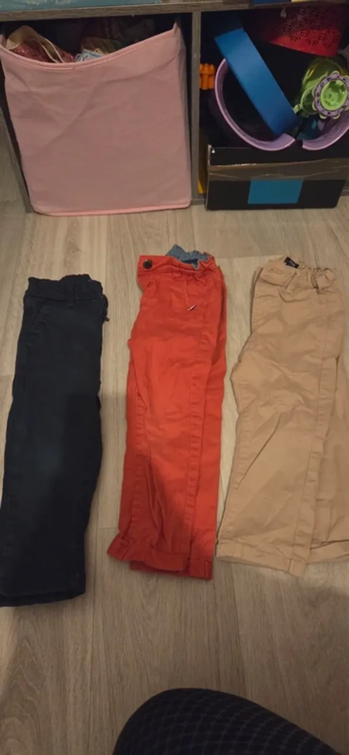 Lot de 3 chino