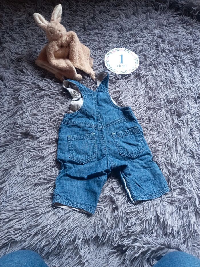 Salopette en jeans bébé garçon - photo numéro 4