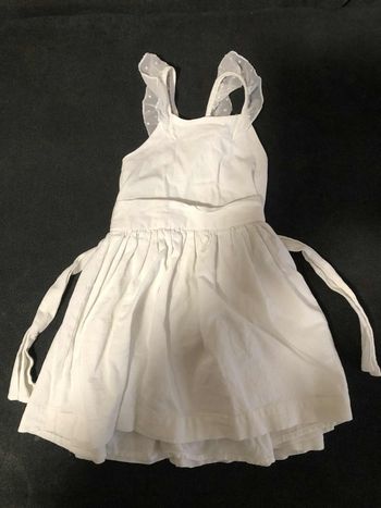 Robe blanche Kiabi 4 ans