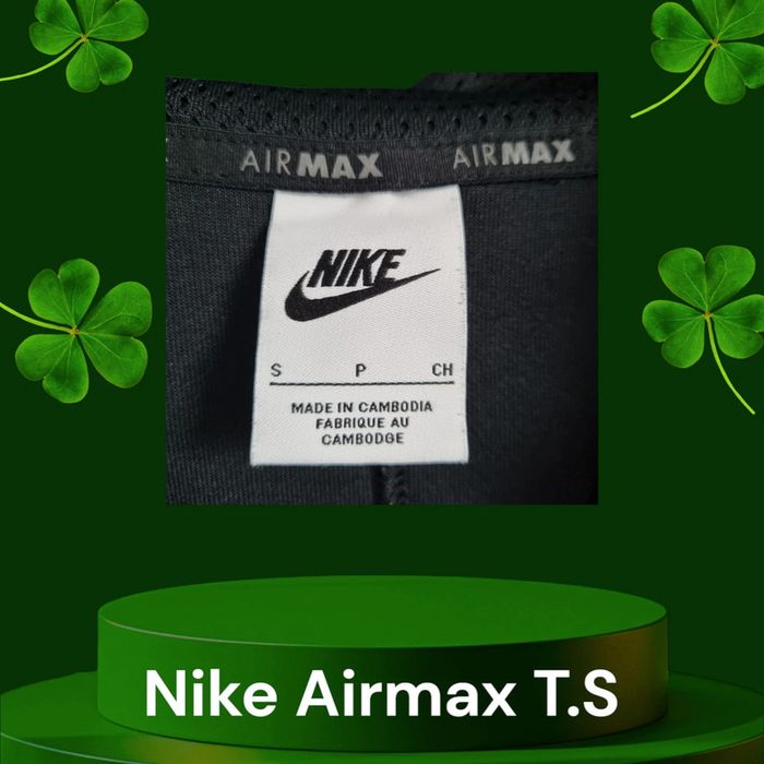 Veste noire et jaune fluo Homme Nike NSW Airmax PK T.S - photo numéro 3