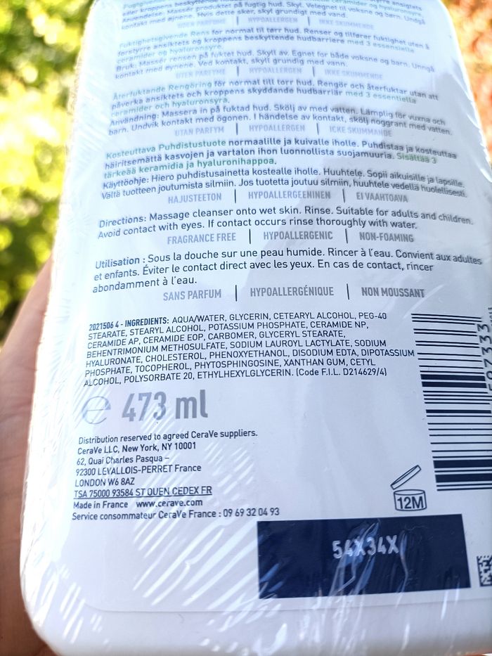 Crème lavante hydratante - photo numéro 3