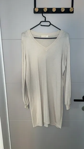 Robe pull beige – Taille unique