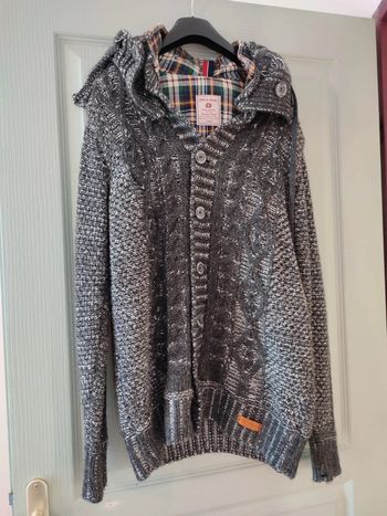 Cardigan gris très chaud Cipo & BAXX