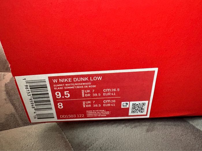 Nike Dunk Low W – Rosewood – neuves – taille 41 EU - photo numéro 13