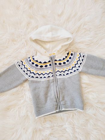 Gilet zip doublé pilou pilou