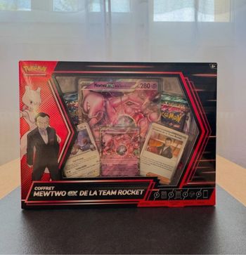 Pokémon Coffret Mewtwo ex de la team rocket neuf Français