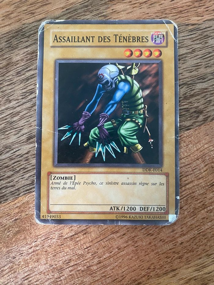 Carte Yu-Gi-Oh! Assaillant des ténèbres DDK-F014 1996