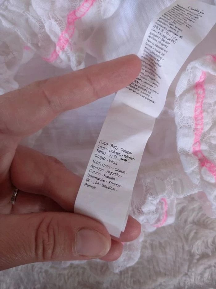 Robe courte ou tunique manches courtes Fille 9 mois - photo numéro 10