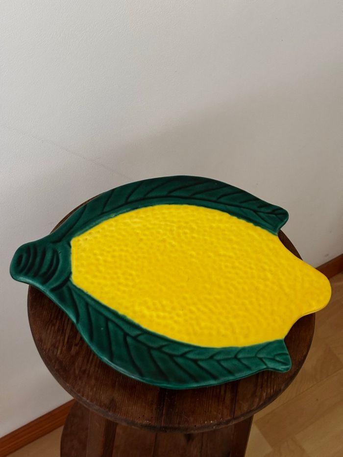 Dessous de plat Vallauris citron vintage