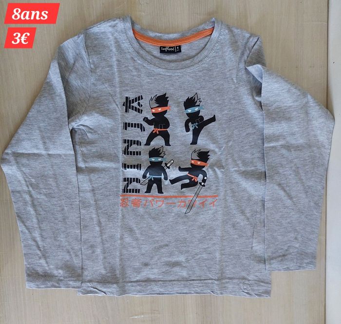 T-shirt Ninja garçon 8ans - photo numéro 2